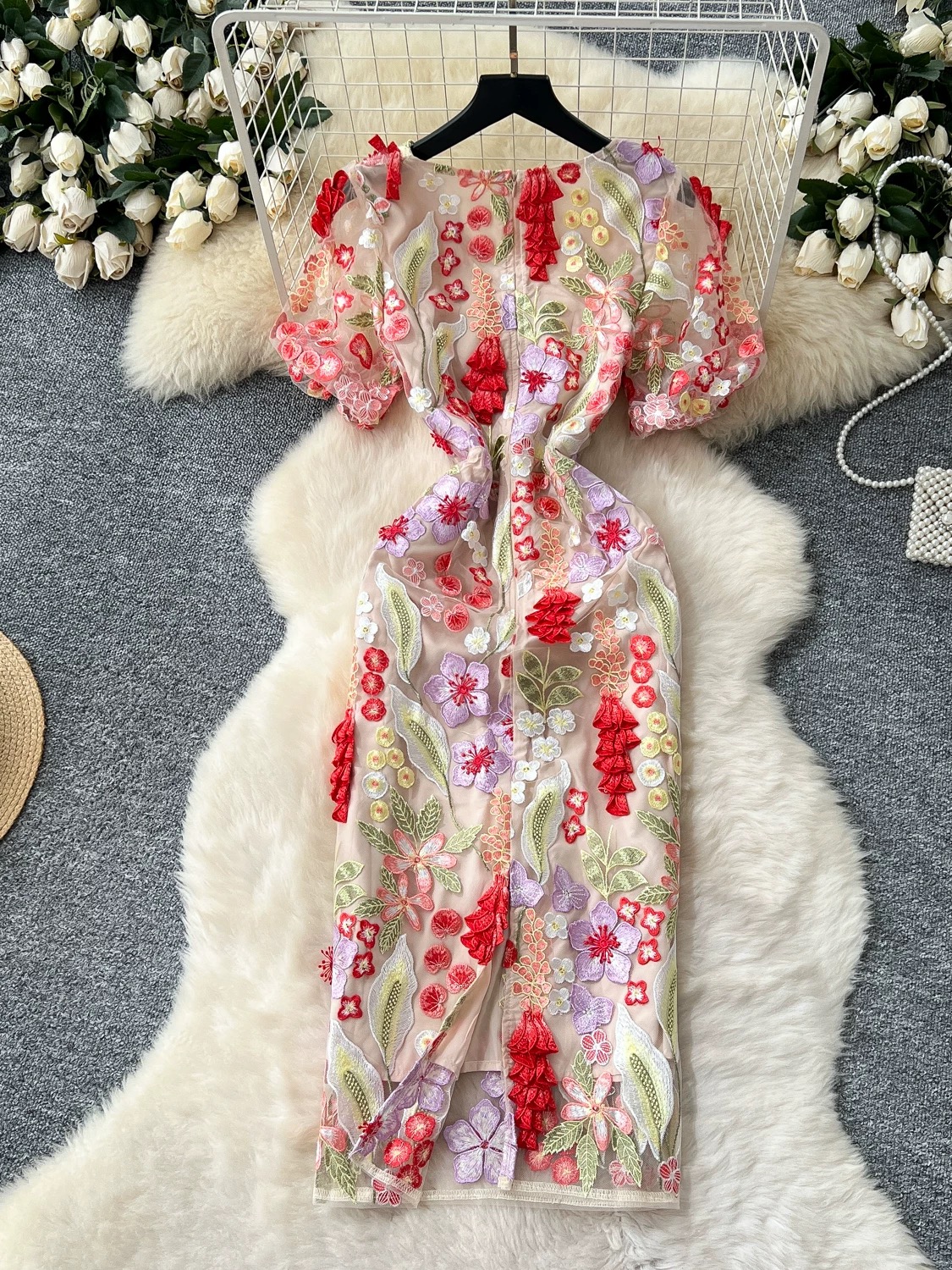 Don’t call me floral Dress FBC381 images